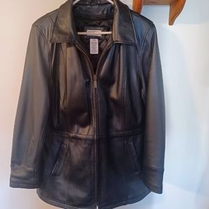 Covington Leather Coat